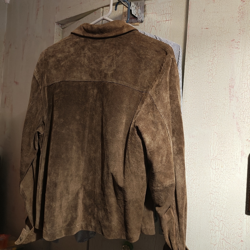 Claiborne Men's Tan Suede Jacket